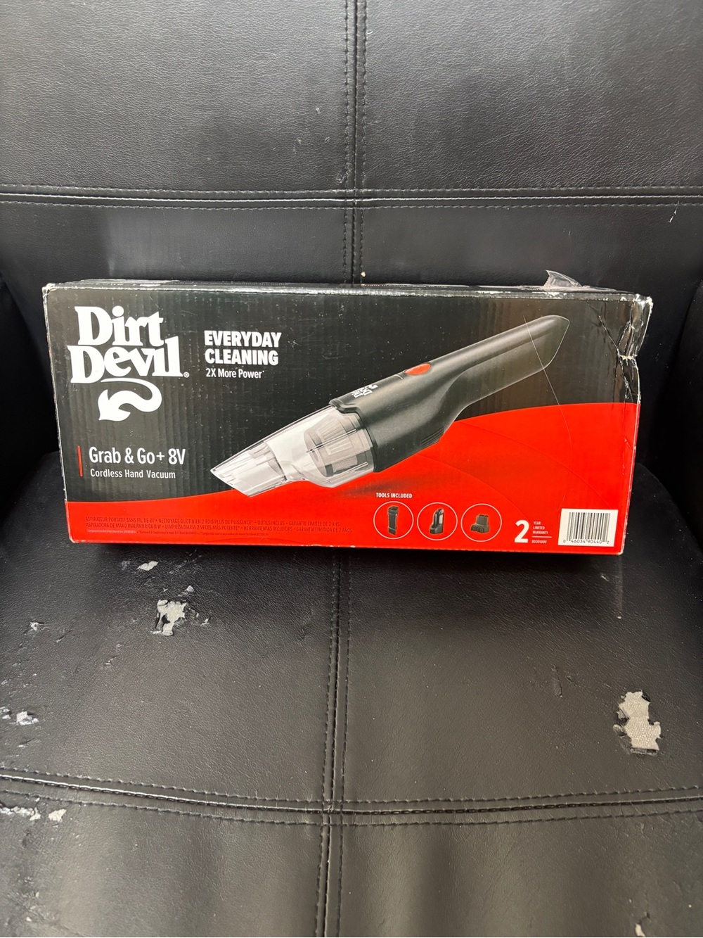 Dirt Devil Grab & Go+ 8V Cordless Hand Vacuum NEW in Box Rechargeable Handheld